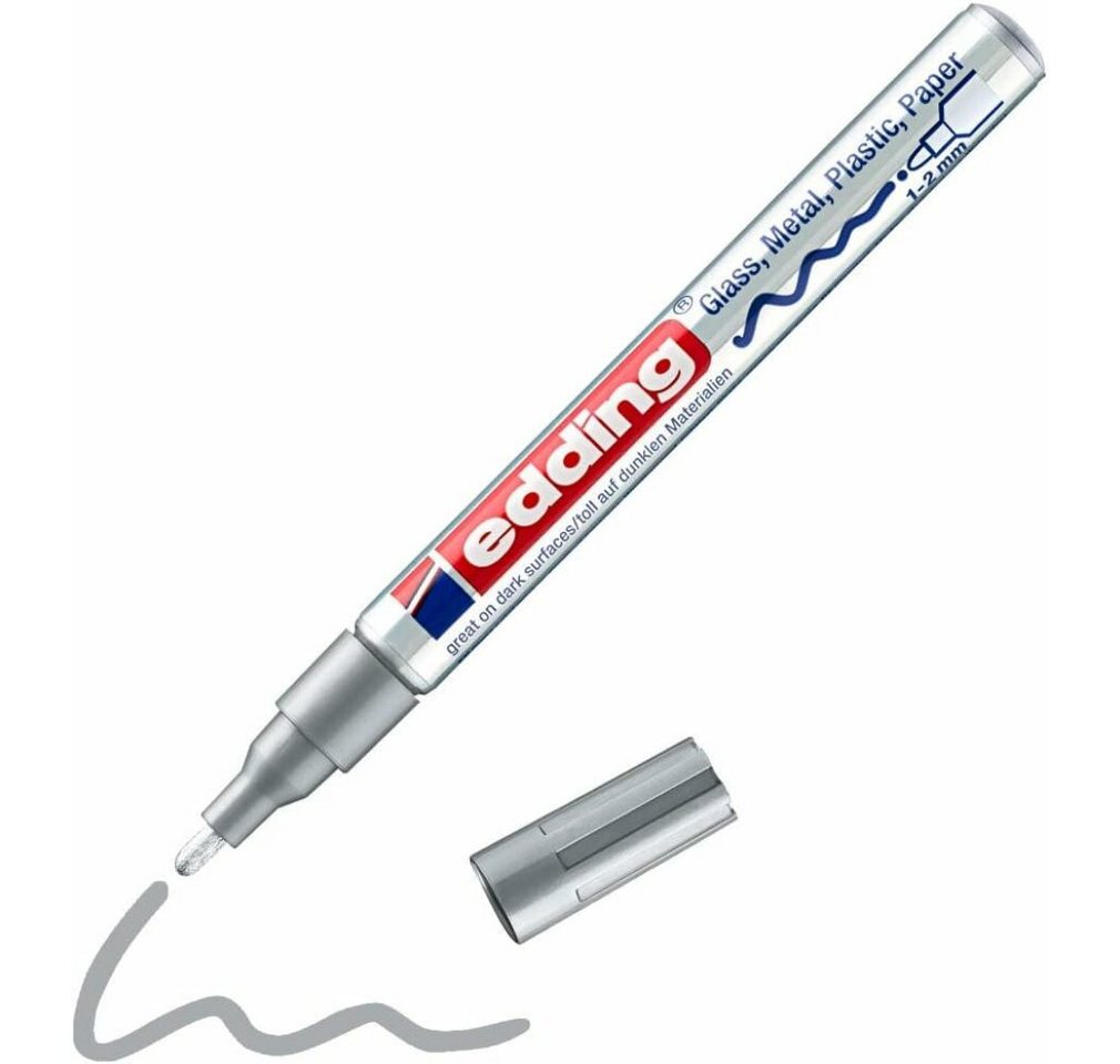 edding Marker Edding Lackmarker 751 silber 1-2mm