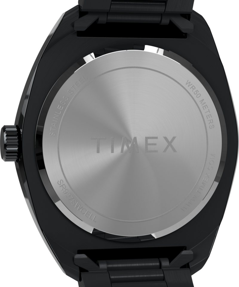 Timex Multifunktionsuhr WESTON TW2Y228006I, Quarzuhr, Armbanduhr, Herrenuhr, Edelstahlarmband, 12/24-Std.-Anzeige