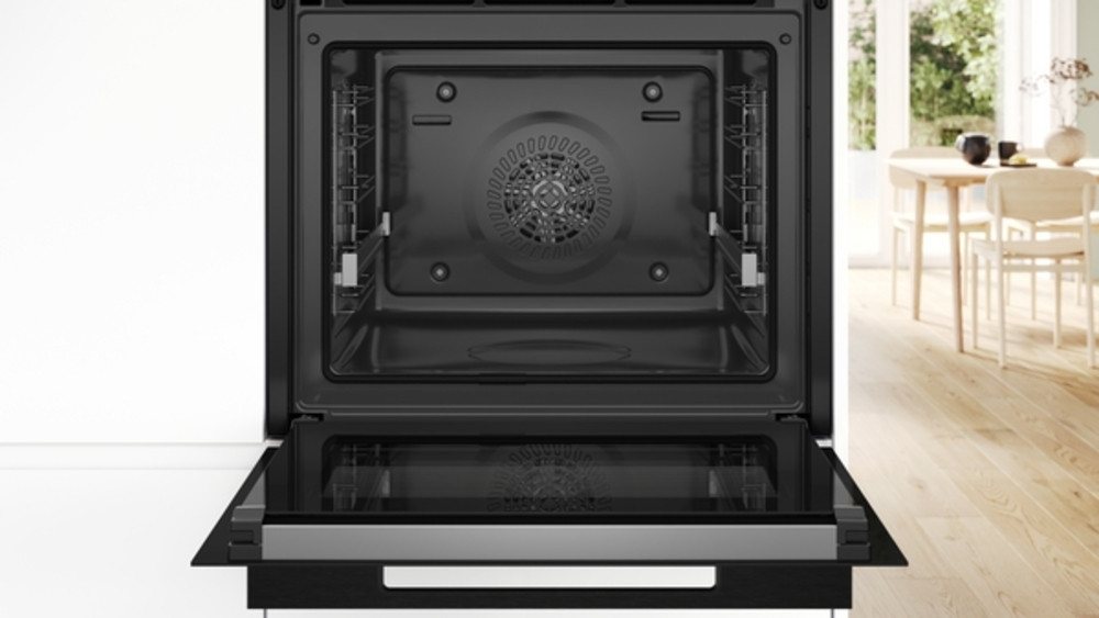 BOSCH Einbaubackofen Serie 8 Serie 8, HBG974LM1, Einbau-Backofen, Schwarz, 60 x 60 cm, EEK: A+, Pyrolyse-Selbstreinigung, Selbstreinigungs-Technik (Pyrolyse) Bild 4