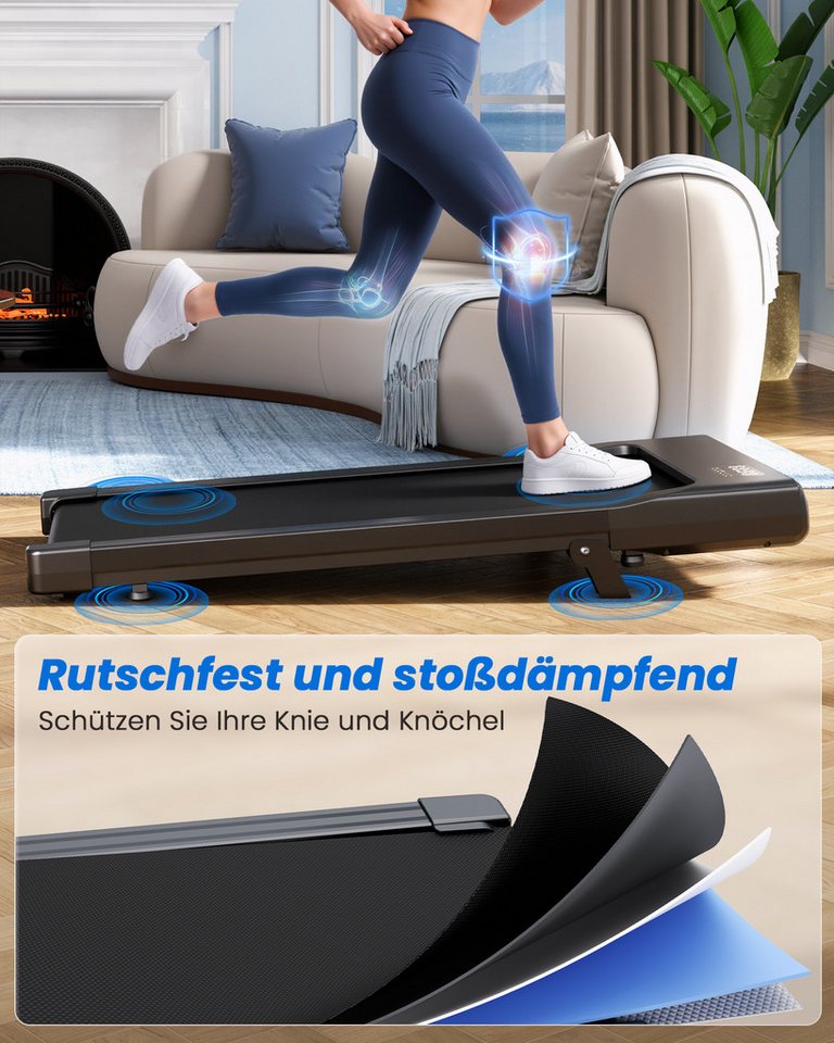 DEERRUN Laufband Deerrun Walking Pad mit Steigung 6% Laufband für Zuhause 6km/h Bild 4