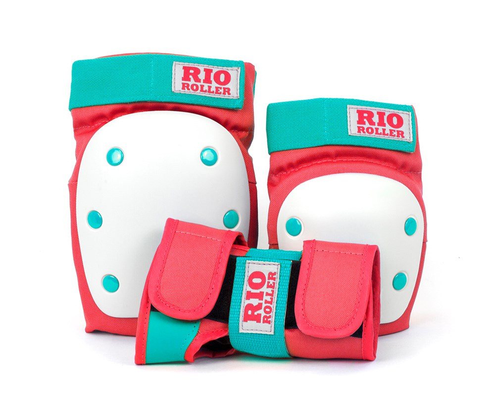 Rio Roller Rollschuhe RIO ROLLER TRIPLE Schonerset red/mint Bild 2