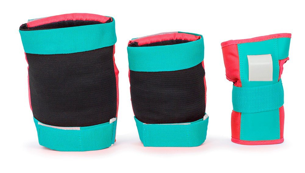 Rio Roller Rollschuhe RIO ROLLER TRIPLE Schonerset red/mint Bild 3