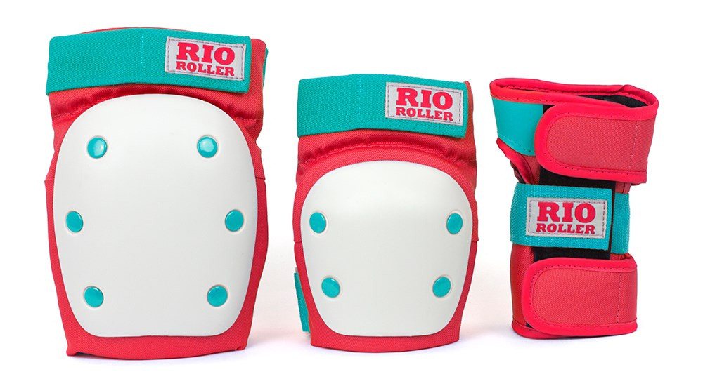 Rio Roller Rollschuhe RIO ROLLER TRIPLE Schonerset red/mint Bild 4