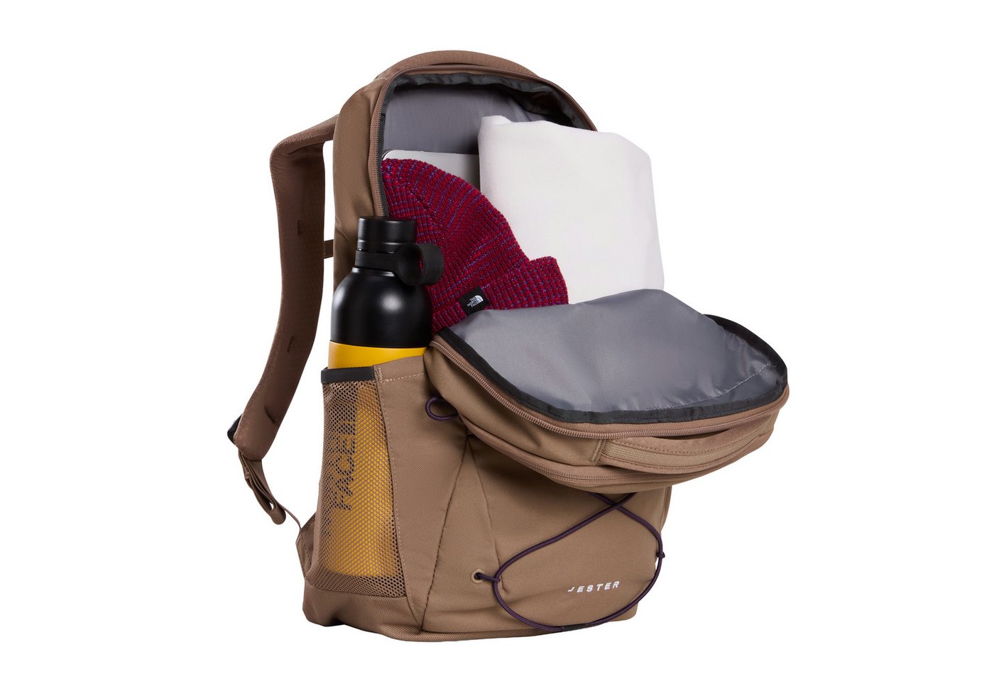 The North Face Sportrucksack W JESTER, für Schule und Sport, mit schützendem Laptopfach, freistehend