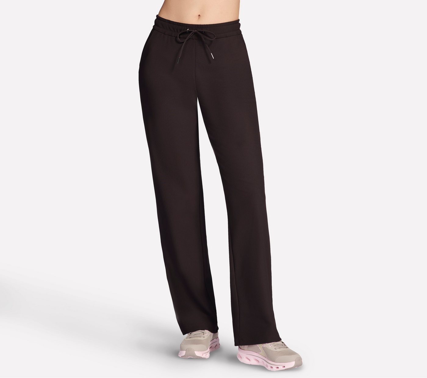 Skechers Funktionshose GO LUXE RIB PANT mit Taschen vorne, sportlicher Stil, aus weichem GO LUXE™ Material