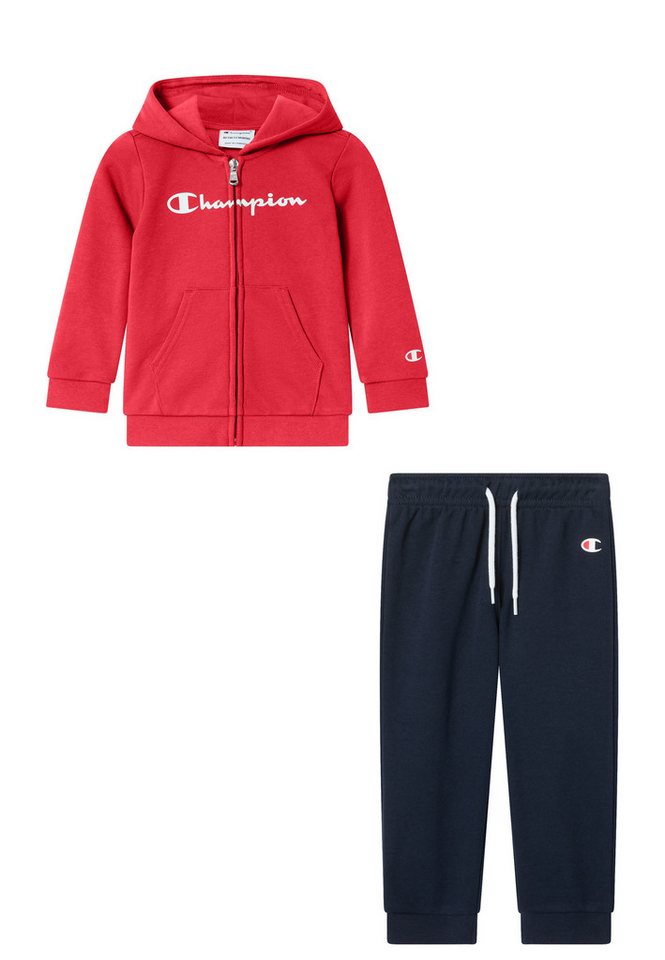 Champion Jogginganzug Hooded Full Zip Suit (2-tlg), 2-teiliges Set aus Jacke und passender Hose, atmungsaktiv Bild 2