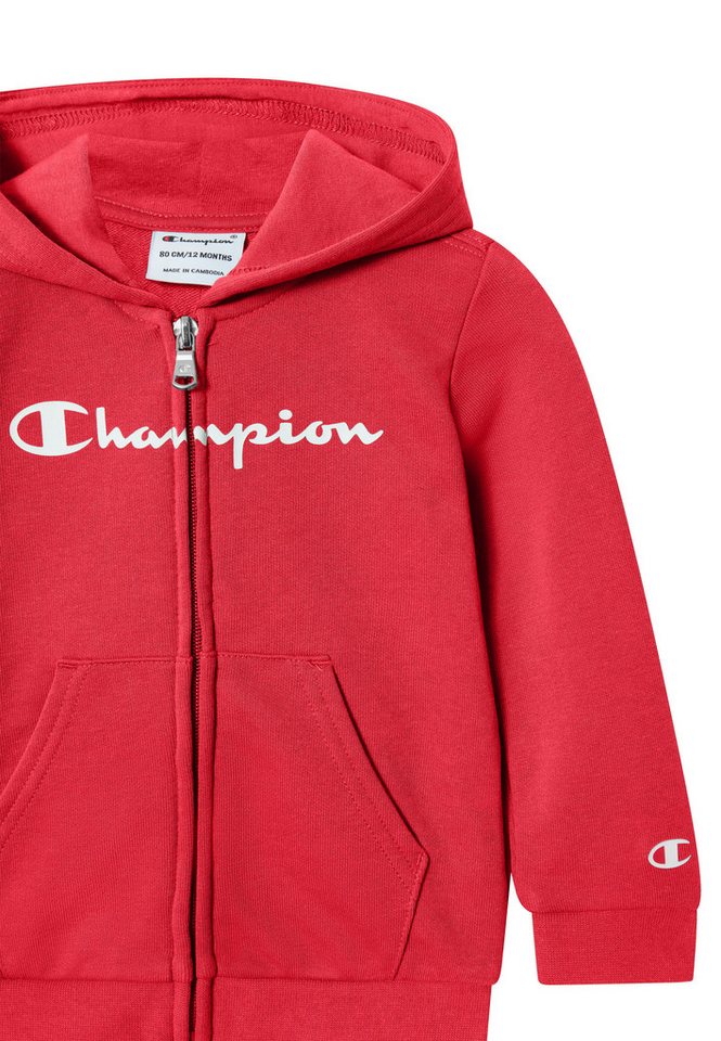 Champion Jogginganzug Hooded Full Zip Suit (2-tlg), 2-teiliges Set aus Jacke und passender Hose, atmungsaktiv Bild 3