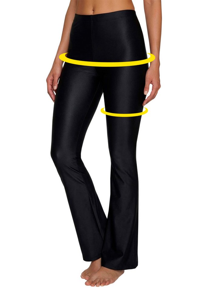 LASCANA Jazzpants Blickdicht, glatter Stoff, leichter Formeffekt (1-tlg., bis Gr. 52/54) aus leicht glänzender Qualität, Loungewear Bild 2