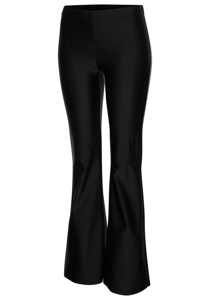 LASCANA Jazzpants Blickdicht, glatter Stoff, leichter Formeffekt (1-tlg., bis Gr. 52/54) aus leicht glänzender Qualität, Loungewear Bild 4