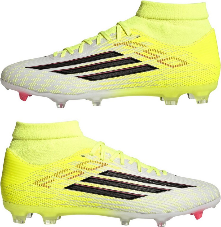 adidas Performance F50 LEAGUE MID FG/MG TESOYE/CBLACK/LUCRED Fußballschuh Bild 5