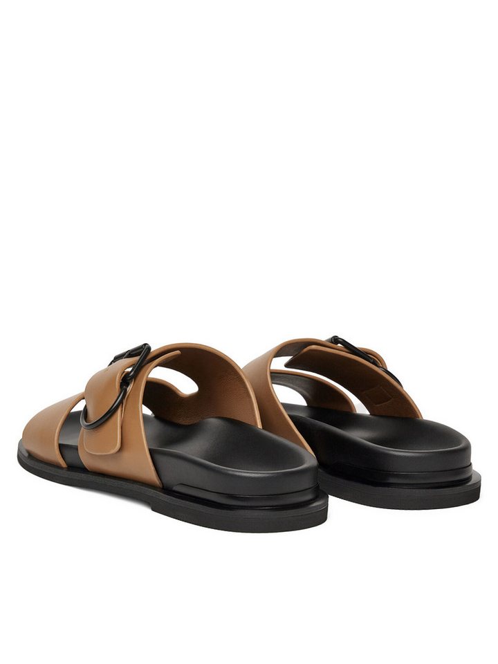 Badura Badura Damen Flip-Flops Brauner FLOWER-LT778-93 Badepantolette Bild 4