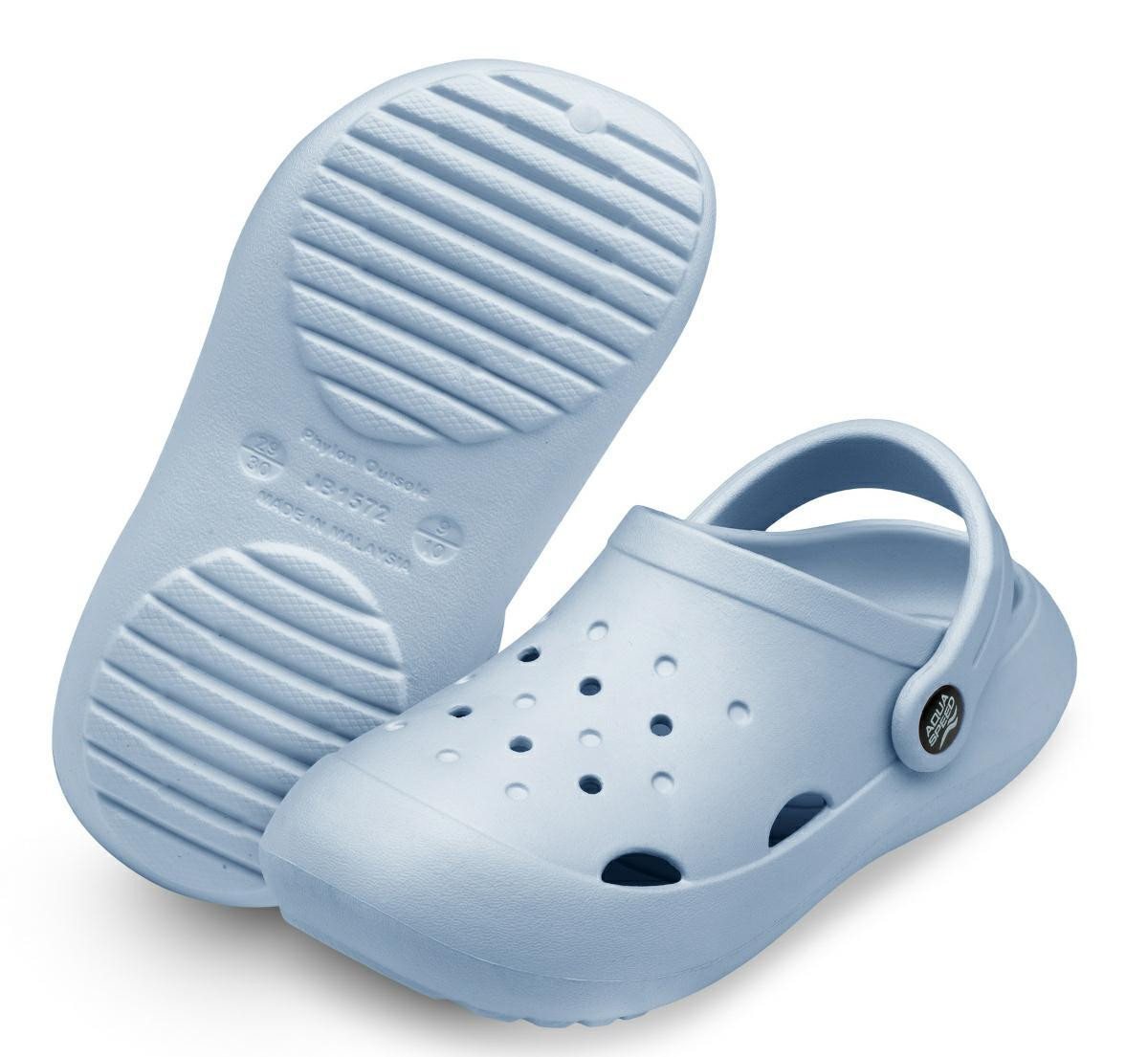 Aqua Speed LUGO Wassersandalen Kinder – Ergonomisch & weich mit Handtuch-Set Badepantolette (Ergonomisch geformte Pantoletten – für empfindliche Kinderfüße) Weiche Sohle & ergonomische Form – schont Kinderfüße spürbar Bild 2