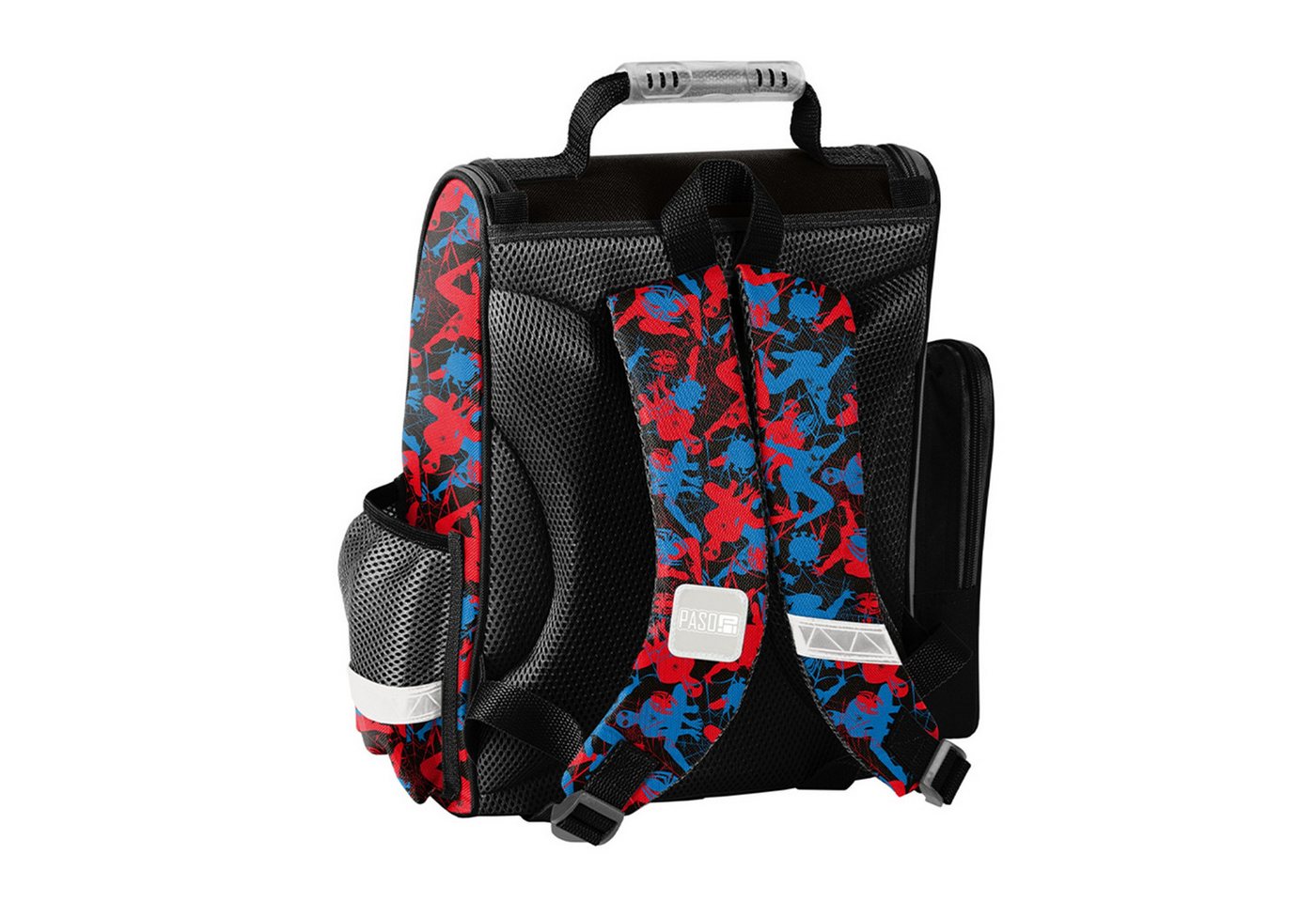 Ebaxx Schulranzen Schulranzen Set 3-teilig Tornister Jungen Spiderman Schwarz Bild 5