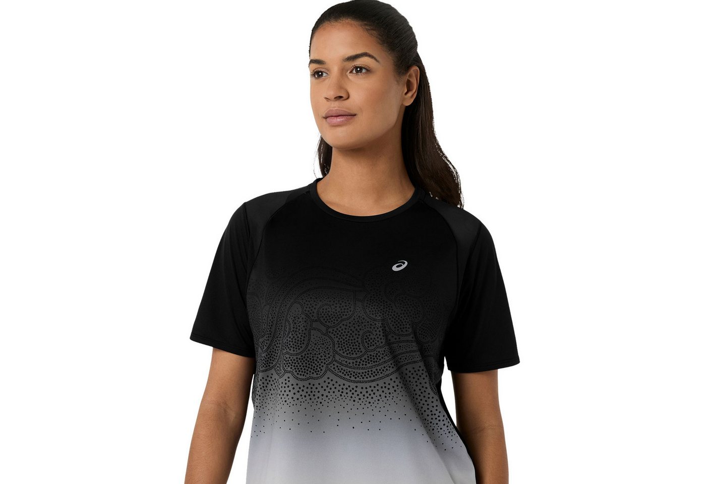 Asics Laufshirt Road Fade S/S Top Lady 2012D420-001 Running & Sport Shirt Bild 3