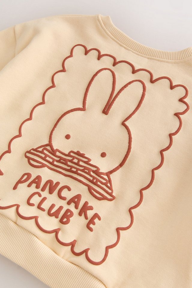 Next Sweatanzug Sweatshirt und Hose mit weitem Bein, Set (2-tlg)