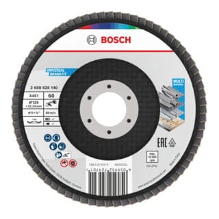 Bosch X451 Fächerschleifscheibe 125mm,T29,K60