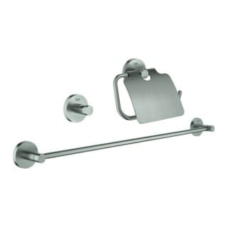 Grohe Bad-Set Essentials superst., 3 in 1, verdeckte Befestigung