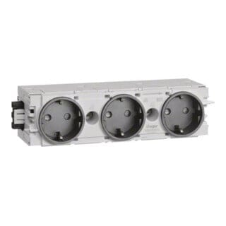 Tehalit Steckdose 3-fach gs C-Profil GS3000 gsw