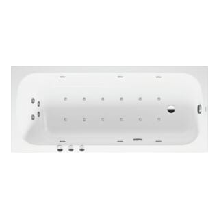 Duravit Whirlwanne Qatego 180x80cm, Combi P, EB-Version, 1 RS, we.
