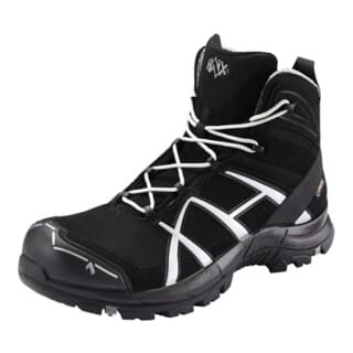 HAIX Sicherheitsstiefel BLACK EAGLE 40.1, MID, S3, schwarz-silber, Gr. 3 (35)