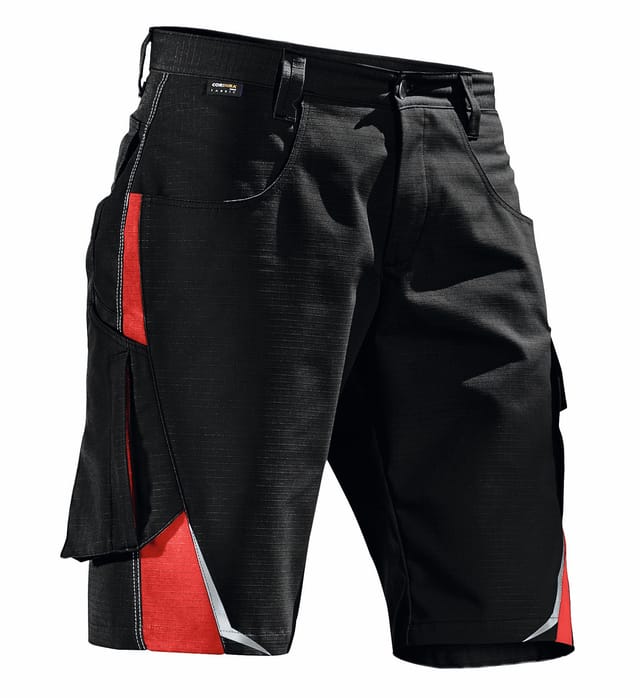 Kübler Pulsschlag Bermuda 2524 schwarz/mittelrot Größe 44