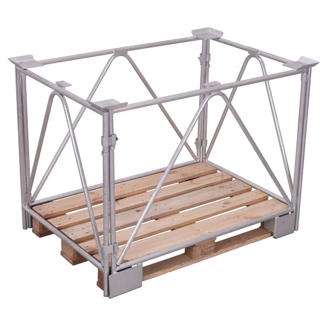 VARIOfit Palettenaufsatz Typ 68 verzinkt 1.200 x 800 mm Nutzhöhe 800 mm