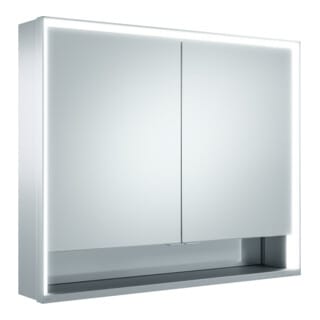 Keuco Spanplattenschraube kurze Türen Royal Lumos 90x73,5x16cm, m Abl, WV, Hz, si-elox