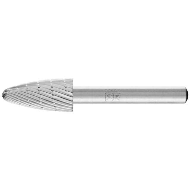 PFERD TOOLS HSS Frässtift Baumform H Ø 12x25 mm Schaft-Ø 6 mm Z 3 universal mittel fein Spanbrecher