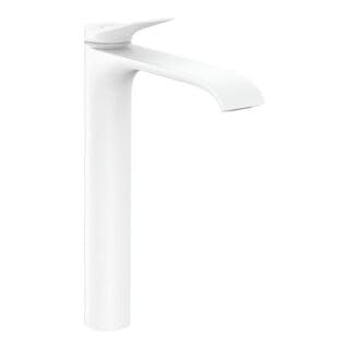 hansgrohe Waschtisch-Einhebelmischer 250 Vivenis mit Zugstangen-Ablaufgarnitur, mattweiß
