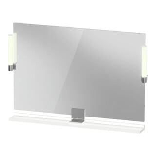 Duravit LED-Spiegel 9 W Sivida 105x65x3,6cm, w g, Leu., au, stl, G chr