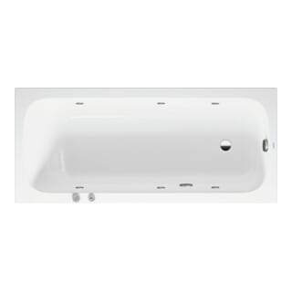 Duravit Whirlwanne Qatego 170x75cm, Jet-Sys, EB-Version, 1 RS, we.