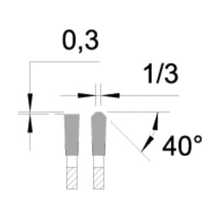 EDESSÖ Handkreissägeblatt Universal für Holz und Metall, HW 180x2,8/2,2x20 Z=48 TF
