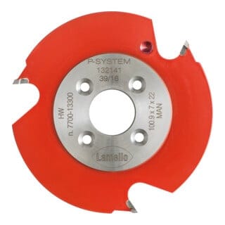 Lamello P-System-Nutfräser, HW, für Zeta 100,9x7x22mm, Z3, für Clamex P