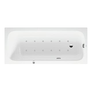 Duravit Whirlwanne Qatego 170x75cm, Air-Sys, EB-Version, 1 RS, we.