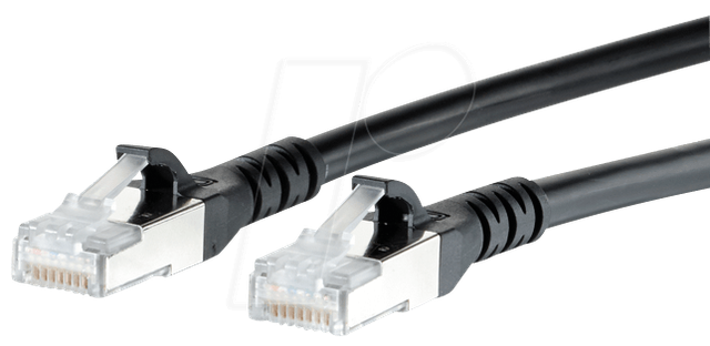 Metz Connect Patchkabel S/FTP sw 3, 0m Cat.6A 1308453000-E