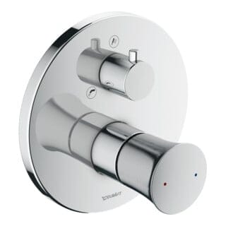 Duravit Fertigmontageset White Tulip UP-Wannen-Einhebelmischer, chrom, mit Umstellventil