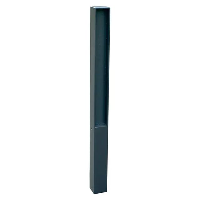 Schake Stilpfosten Typ 4073B, ortsfest, 70x70mm, Oberteil Flachstahl, zum Einbetonieren, ca. 950mm Überflur, beschichtet