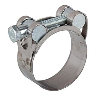 Riegler Gelenkbolzenschelle, Chromstahl 1.4016 (W2), 29 - 31 mm, 20 mm, GBS31ST