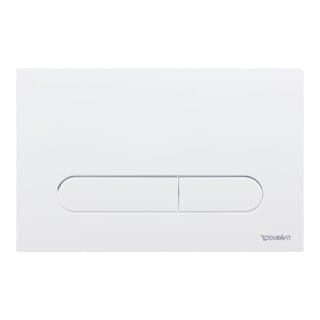 Duravit Betätigungsplatte DuraSystem aufgeset., mech., für WC Bet 100, weiß