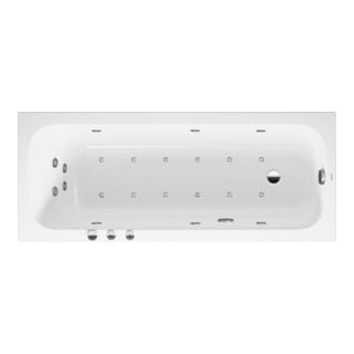 Duravit Whirlwanne Qatego 170x70cm, Combi P, EB-Version, 1 RS, we.