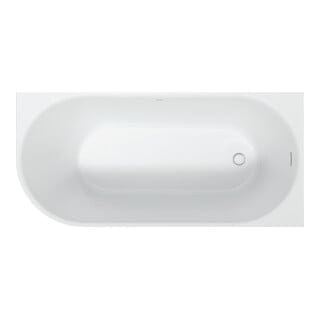 Duravit Badewanne oval DuraSenja 150x75x58,5cm, w, Eck re, RS 2, m FG+AÜL