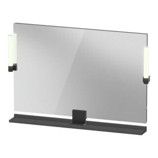 Duravit LED-Spiegel 9 W Sivida 105x65x3,6cm, gra m, Leu., au, stl, G sw