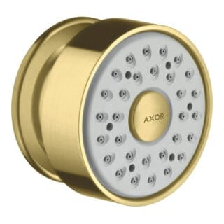 hansgrohe Seitenbrause Axor rd Ros., schwenkbar, 1jet, brushed brass