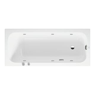 Duravit Whirlwanne Qatego 160x70cm, Jet-Sys, EB-Version, 1 RS, we.