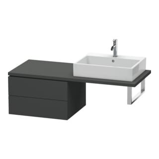 Duravit Unterschrank L-Cube 62x54,7cm, graph ma, f Kons, 2 Schub.