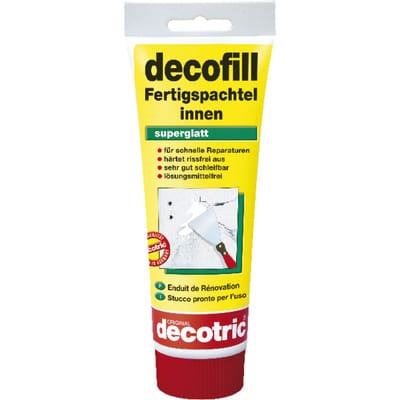 decofill Fertigspachtel 400 g Tube,innen decotric