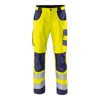 Kübler Hose REFLECTIQ PSA 2 warngelb/dunkelblau Form 2207 Größe 54