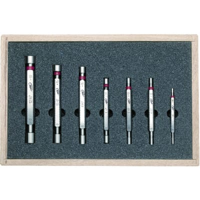 Mahr Grenzlehrdorn-Satz Passung H7, 7tlg3-12 mm