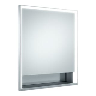 Keuco Spanplattenschraube kurze Tür Royal Lumos 65x73x16cm, An R, WE, Spiegel-Hz., m Abl