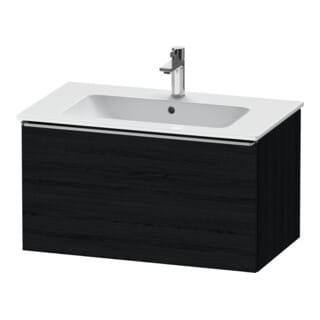 Duravit Waschtischunterschrank D-Neo 81x46,2cm, ES geb/Ei sw, 1 Ausz., wandhängend